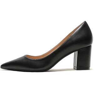 Pump chunky heel